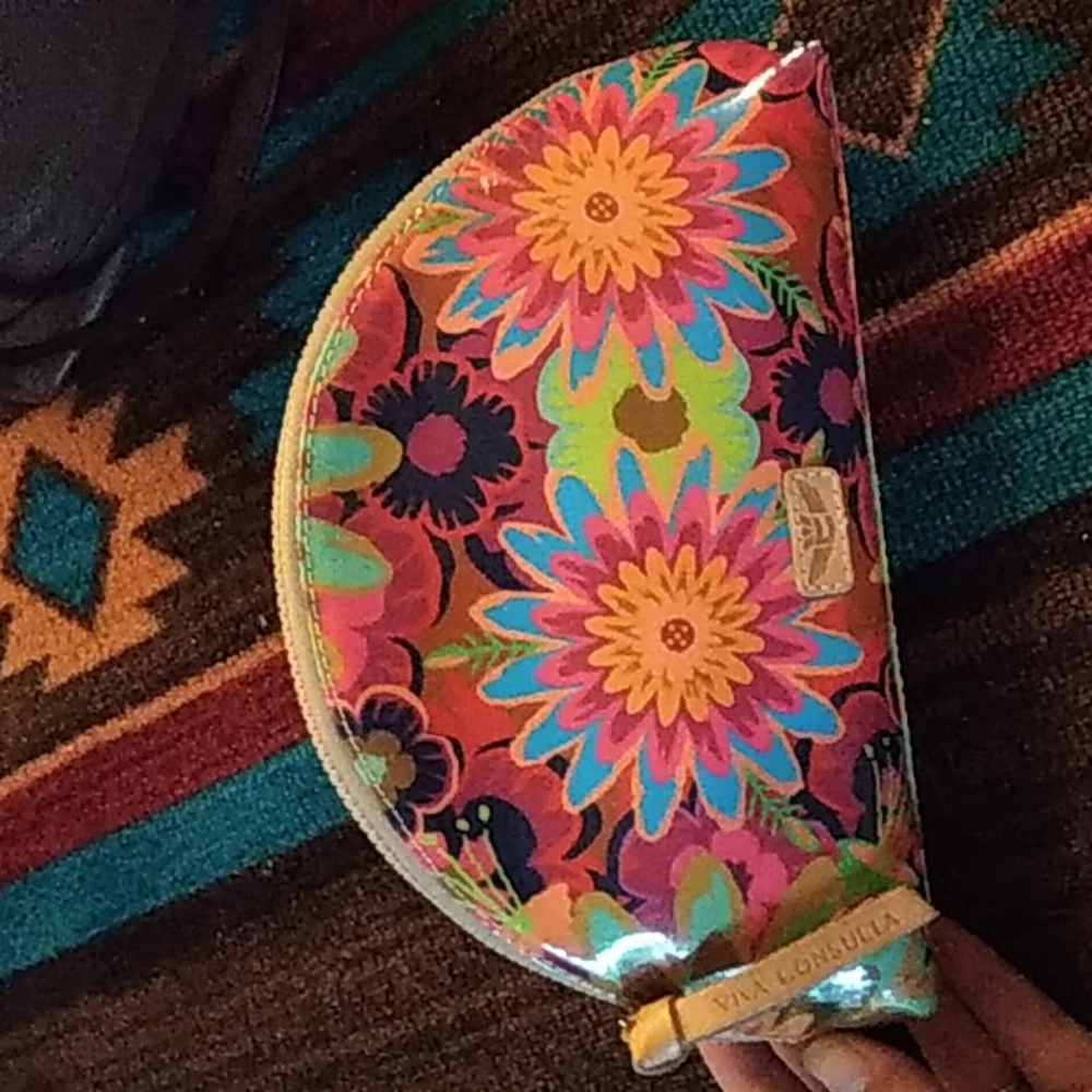 Large consuela makeup/cosmetic bag!!